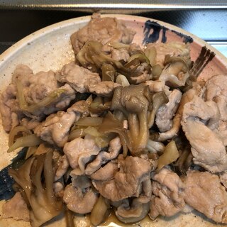 簡単♪舞茸香る♪豚肉と舞茸の甘辛炒め^_^